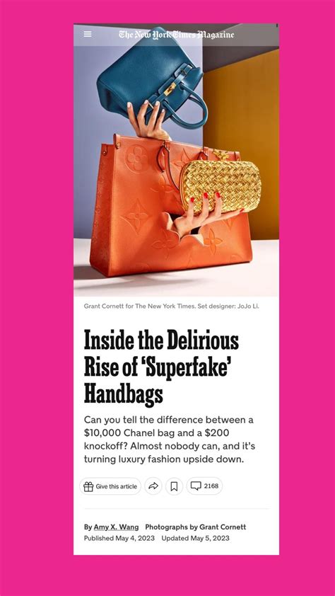 replica bags sold by joy|A Response to the NYT Article on the Superfake Handbag Industry.